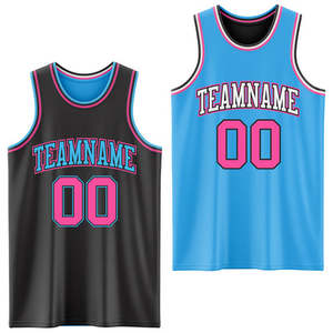 Camiseta de Baloncesto Sublimada Personalizada con Nombre de Equipo 00, Secado Rápido, 300g, Poliéster, Cuello Redondo, Unisex, Adulto, Todas las Temporadas - Product Image 1