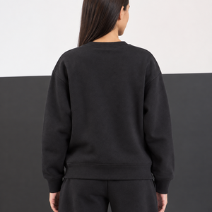 Screen Print Women's Sweatshirt <b>Custom</b> Graphic Polyester Cotton Casual Style Crew Neck Long Sleeve Pullover Streetwear Modern - Product Image 2