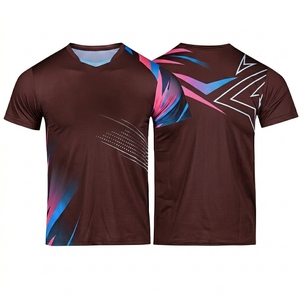 เสื้อยืดเทนนิสแบดมินตันสำหรับผู้ใหญ่ขายส่ง เสื้อยืดเทนนิสผู้ชายผ้าตาข่ายโพลีเอสเตอร์ เสื้อฟุตบอล เสื้อกีฬาแบบยูนิเซ็กซ์ - Product Image 4