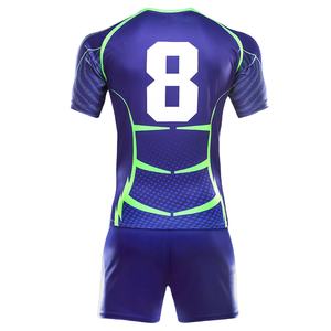 Nuevo diseño personalizado Unisex equipo profesional Rugby uniforme Oem servicio transpirable nueva moda Rugby uniformes - Product Image 3