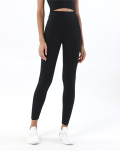 Leggings de sport taille haute sans couture pour femmes, vente en gros, pantalons de yoga unis en spandex pour femmes, leggings de sport taille haute - Product Image 1