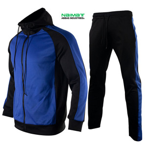 Chándal moderno con cuello alto para hombre, chaqueta deportiva con cremallera completa, pantalones deportivos ajustados, ropa deportiva informal para gimnasio - Product Image 6