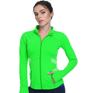 <b>Women's</b> Plus Size <b>Waterproof</b> Recyclable Sportswear <b>Jacket</b> Front Spandex/Nylon Gym Yoga Workout <b>Running</b> Breathable Eco-Friendly - Product Image 6