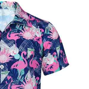 Camisa de Franela con Estampado por Sublimación, Ligera, de Manga Larga, a Cuadros, Antiarrugas, Ideal para Viajes - Product Image 6