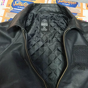 Top Quality Material <b>Leather</b> Avirex <b>Jackets</b> Hot Selling Streetwear <b>Winter</b> Warm Men <b>Leather</b> Avirex <b>Jackets</b> For Adult - Product Image 6