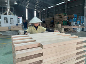 Componente de Barandilla Interior de Madera de Caucho para Escaleras, Balaustre de Madera Sólida, Suministro para Proyectos de Viviendas Personalizados, Piezas de Escalera OEM ODM - Product Image 3