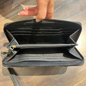 2025 bolso de cuero de vaca a cuadros hecho a mano elegante cuero texturizado billeteras cuero tarjeta de crédito teléfono titular embragues - Product Image 6