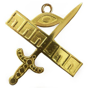 Juwel de Maçonnerie Fabriqué en Usine, Distinctif du Doyen du District, Insigne de Maçons, Bijou Maçonnique - Product Image 5