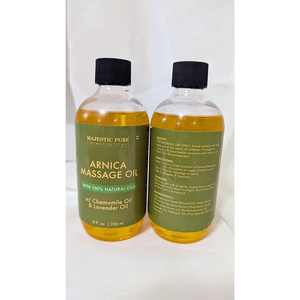 Huile de massage botanique à l'arnica de haute qualité, soins personnels, vente en gros - Product Image 3