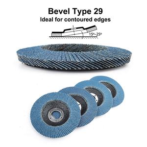 Hoge Kwaliteit Zirkonia Aluminium Flap Schijf Schurende Polijstklep Slijpschijf Voor Roestvrij Staal - Product Image 2