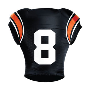 Maillot de football américain personnalisé avec impression par sublimation, design brodé, coupe courte en mesh, tendance streetwear, pour équipe nationale - Product Image 3