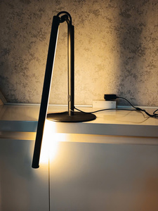Modern metal LED 10W <b>table</b> lamp with push dimmer and 330-degree rotation. - Product Image 2