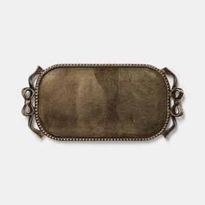 Bandeja de Servir Metálica Decorativa de Aluminio Pulido, Plato para Frutas, Decoración de Mesa para Bodas y Fiestas, Colección en Tendencia - Product Image 1