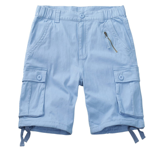 Shorts cargo personnalisés taille mi-haute pour femme, nouvelle collection été, style décontracté streetwear, confortables, respirants, en toile de coton élastique - Product Image 1