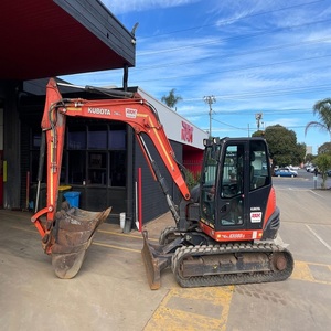 Durable Kubota KX080 3S Compact Digger Trusted Performance Easy <b>Control</b> System Made For Long Hours On Demanding Work Sites - Product Image 6