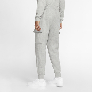 Pantalon de survêtement gris pour homme, taille élastique, plusieurs poches, décontracté, pour l'automne, en tissu tricoté respirant - Product Image 2