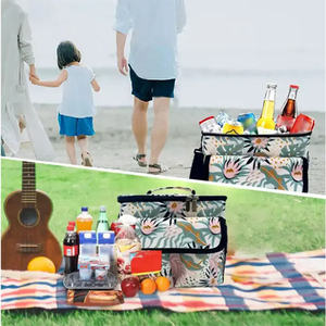 Portable Insulated <b>Lunch</b> <b>Box</b> Leakproof Freezable Reusable Cooler Bag Men Women Work Office Picnic Beach Polyester - Product Image 6