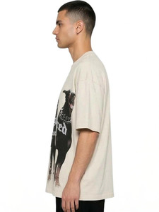 Camiseta Extra Grande para Hombre con Diseño Personalizado, Estilo Urbano, Cuello Redondo, Manga Corta, Algodón Jersey, Transpirable, con Estampado Gráfico - Product Image 3