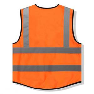 Gilet de sécurité personnalisé en gros, haute visibilité, fabricant OEM, vêtements de travail en tissu, production en vrac, fournisseur d'usine - Product Image 4