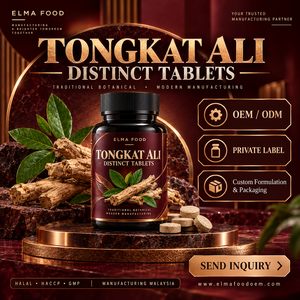 Café Blanco con Ginseng y Tongkat Ali de Malasia para Hombres, Aroma Intenso, Café Instantáneo en Sobres, Marca Privada, Proveedor Mayorista OEM - Product Image 1