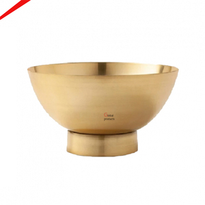 Luxury Golden Finished <b>Metal</b> <b>Bowl</b> Salad <b>Bowl</b> for Hotel Home Restaurant Decorative Table Top Living Room Use Serving <b>Bowl</b> - Product Image 1