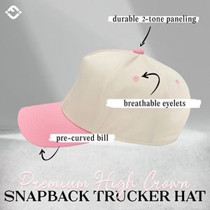 หมวกแก๊ปแบบ Snapback สองสี ยูนิเซ็กซ์ วินเทจ ผ้าแคนวาส สไตล์ลำลอง รับผลิตตามแบบ OEM สั่งซื้อจำนวนมาก - Product Image 2