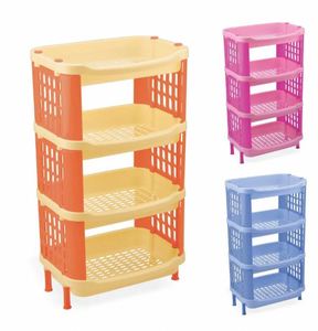 Kitchen Plastic Storage <b>Rack</b> for Vegetables & Utensils Plastic Dish <b>Drying</b> <b>Rack</b> Organizer for Kitchen Sink - Product Image 3