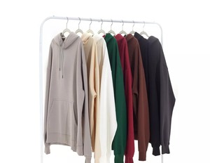 เสื้อฮู้ดดี้พิมพ์โลโก้ตามสั่งสำหรับผู้ชาย ผ้าฝ้าย 100% และโพลีเอสเตอร์ เนื้อผ้าหนา คุณภาพสูง มีไซส์ใหญ่ เสื้อฮู้ดดี้และเสื้อสเวตเชิ้ตสำหรับผู้ชาย - Product Image 4