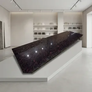Factory Direct Cat Eyes Leather Granite Durable Textured Natural <b>Stone</b> Slabs for Countertops Interior Decoration and Global - Product Image 1