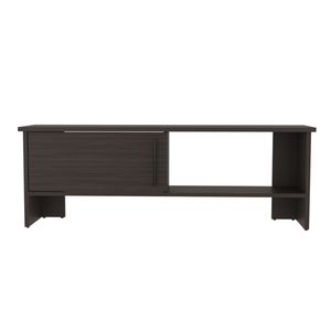 Mobile TV Navia da 47 Pollici in Noce Scuro con Un'Anta e Ripiano Aperto, Elegante Centro di Intrattenimento per Soggiorno - Product Image 6