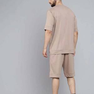 Conjunto de Camiseta Deportiva de Verano de Poliéster/Algodón, Transpirable, Unisex, de Alta Calidad, con Estampado Personalizado, Pantalones Cortos, Camiseta para Hombre - Product Image 2