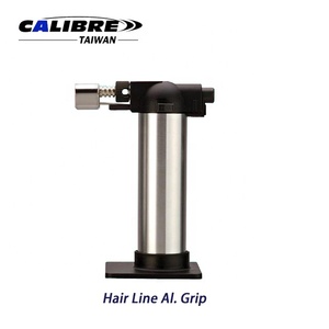 TAIWAN CALIBRE 22ml Refillable Culinary <b>Blow</b> <b>Torch</b> with Safety Switch & Adjustable Flame - Product Image 4