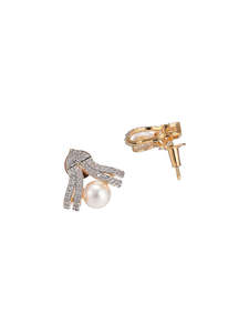 Ensemble de bijoux minimalistes plaqués or avec zircon et perles, pour femmes, mariage, fête, fait main - Product Image 6