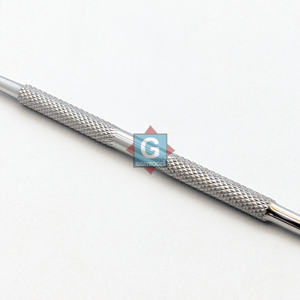 Empujador de Cutículas de Acero Inoxidable de Doble Punta, Herramienta Reutilizable para Manicura, Instrumento de Belleza - Product Image 4