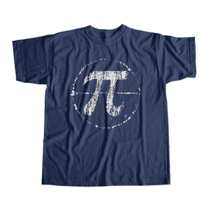 Chemises pour hommes à manches courtes, col rond, coupe classique, imprimé symbole Pi, décontractées, en polyester, logo frontal, 220 grammes, tricotées - Product Image 4