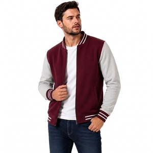 Custom Men's Bomber <b>Jacket</b> OEM ODM Private Label <b>Zip</b> <b>Up</b> Casual <b>Jacket</b> Manufacturer Factory Supplier - Product Image 4