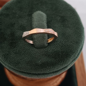 18K Rose Gold Diamond Floral Filigree Wide Band <b>Ring</b> for Women Luxury Wedding Anniversary Party <b>Statement</b> Fine Jewelry Gift - Product Image 2