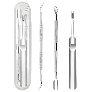 Kit d'outils de pédicure en acier inoxydable de haute qualité pour ongles incarnés, avec lime et extracteurs, sûrs pour la chirurgie, pour le traitement des ongles et le soulagement de la douleur - Product Image 1