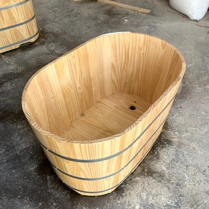 [HOT SELLING] | Japanese Ofuro Round Wooden Bathtub Cedar Barrel Soaking Tub For Spa Villa Resort From Blue Lotus Vietnam - Product Image 6