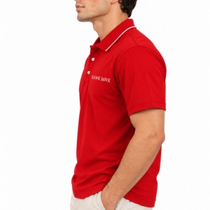 <b>Men</b> Polo <b>Shirt</b> Short Sleeve Classic <b>Collar</b> Casual Embroidered Logo Casual Regular Fit Fabric Breathable Design <b>Men</b> Polo <b>Shirt</b> - Product Image 3