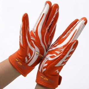 Gants de football américain personnalisés, conception OEM, paume adhésive, gants de receveur, fabricant de gants pour sports de plein air - Product Image 3
