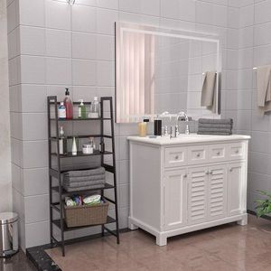 Libreria a 4 Ripiani WTZ MC 801 Nera, Elegante e Alta per Camera da Letto, Soggiorno o Ufficio - Product Image 5