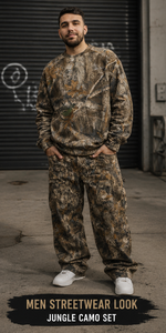 Sweat-shirt camouflage en molleton 100 % coton pour homme – Pull épais et ample pour la chasse, idéal pour l'automne |   Vente en gros OEM - Product Image 4