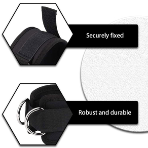 Sangle de musculation personnalisée pour cheville, fabriquée au Pakistan, nouvel équipement de gym, sangles de cheville - Product Image 3