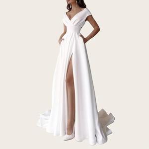 Vestidos Formales para Mujer, Vestidos de Noche, Vestidos de Cóctel, Vestidos Elegantes de Algodón Transpirable para Invitadas de Boda - Product Image 4