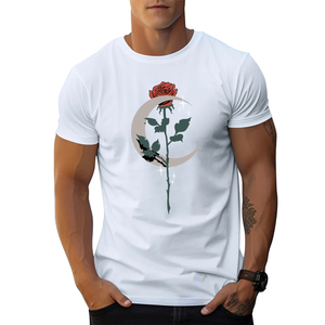 Camiseta de Manga Corta con Cuello Redondo, 100% Algodón, Transpirable, Antiarrugas, con Logotipo Personalizado, Diseño Moderno, Gran Venta - Product Image 2