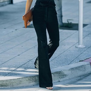 Women Flare Pants High <b>Waist</b> Stretchy Yoga Pants Breathable Fitness Wear OEM Supplier Pakistan Manufacturer - Product Image 6