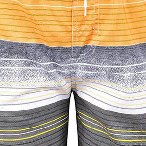 กางเกงชายหาดผ้าฝ้ายเอวกลางเอวของผู้ชายกางเกงขาสั้นชายหาดผ้าฝ้าย100% ปรับแต่งได้สไตล์ลำลองเป็นมิตรกับสิ่งแวดล้อมพิมพ์ซับลิเมชันดีไซน์สำหรับฤดูร้อน - Product Image 4