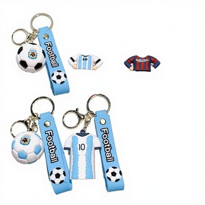Vietnamese Brand Football Iconic <b>Keychains</b> UV Printing PVC Cartoon Multifunction 3D Shape Non-toxic Durable <b>Customize</b> <b>Keychains</b> - Product Image 2