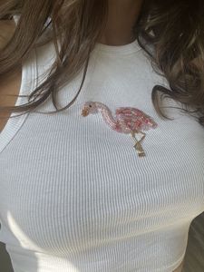 Top de Tirantes con Bordado y Cuentas para Mujer, a la Moda, con Detalles Decorativos Elegantes Hechos a Mano y Versátiles para Fiestas - Product Image 2